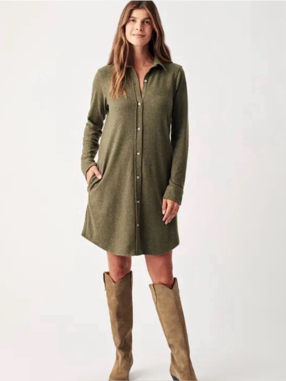 Faherty Legend Sweater Dress Size XL